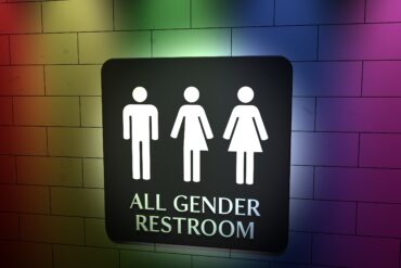 All Gender Restroom Signage for Weddings