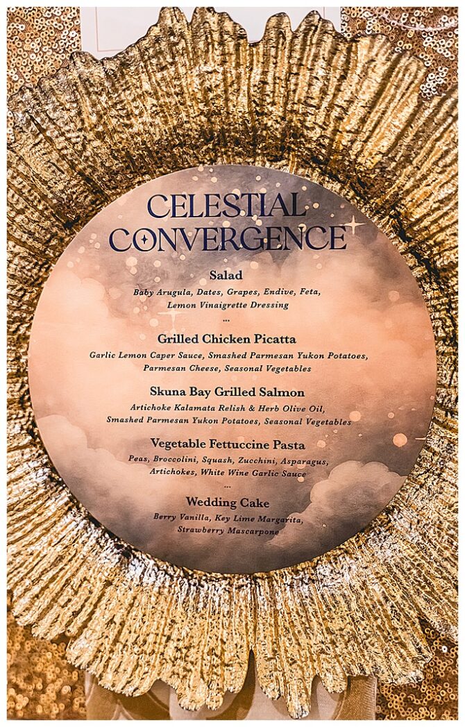 Celestial Themed Wedding