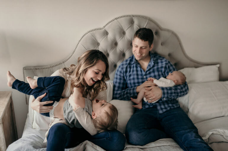 Family Session with Newborn