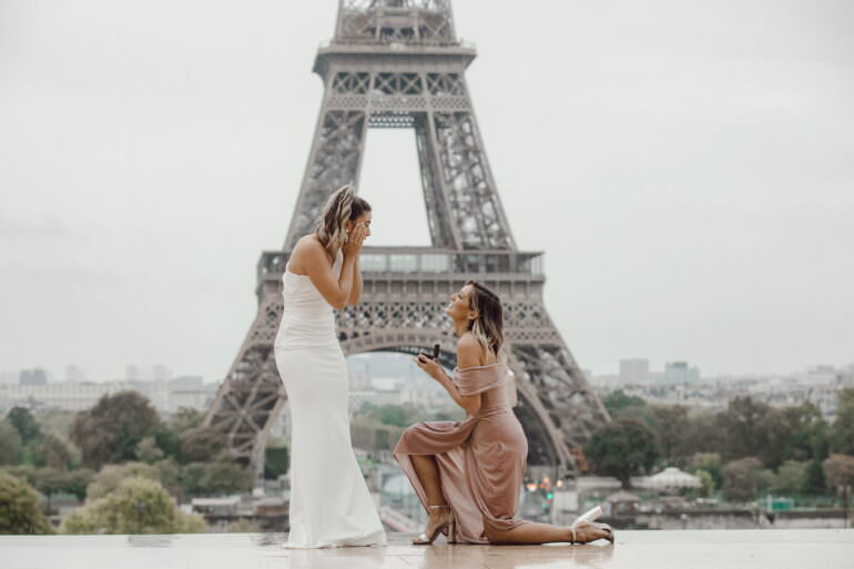 Kate Austin Paris Proposal