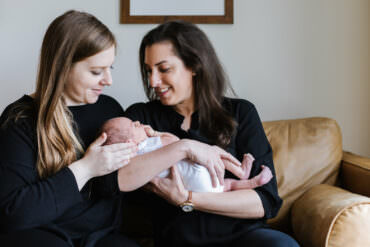 LGBT Family Newborn Session