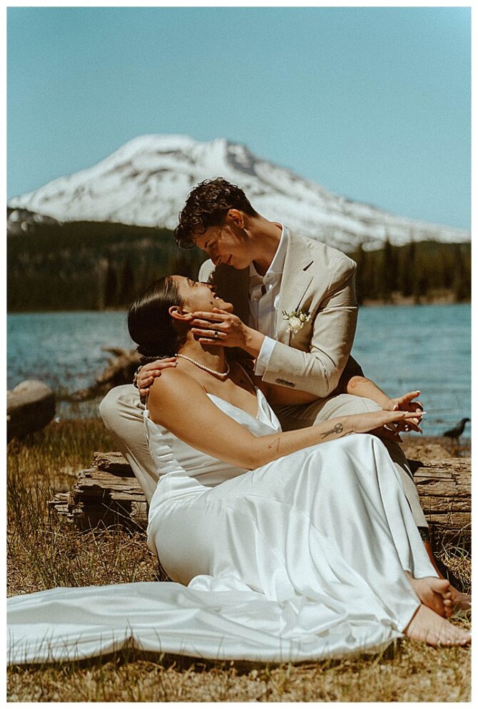Sparks Lake Oregon Lesbian Wedding