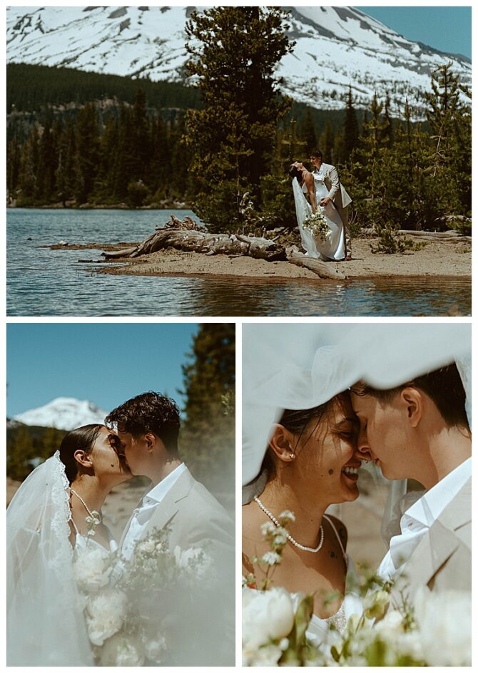 Sparks Lake Oregon Lesbian Wedding