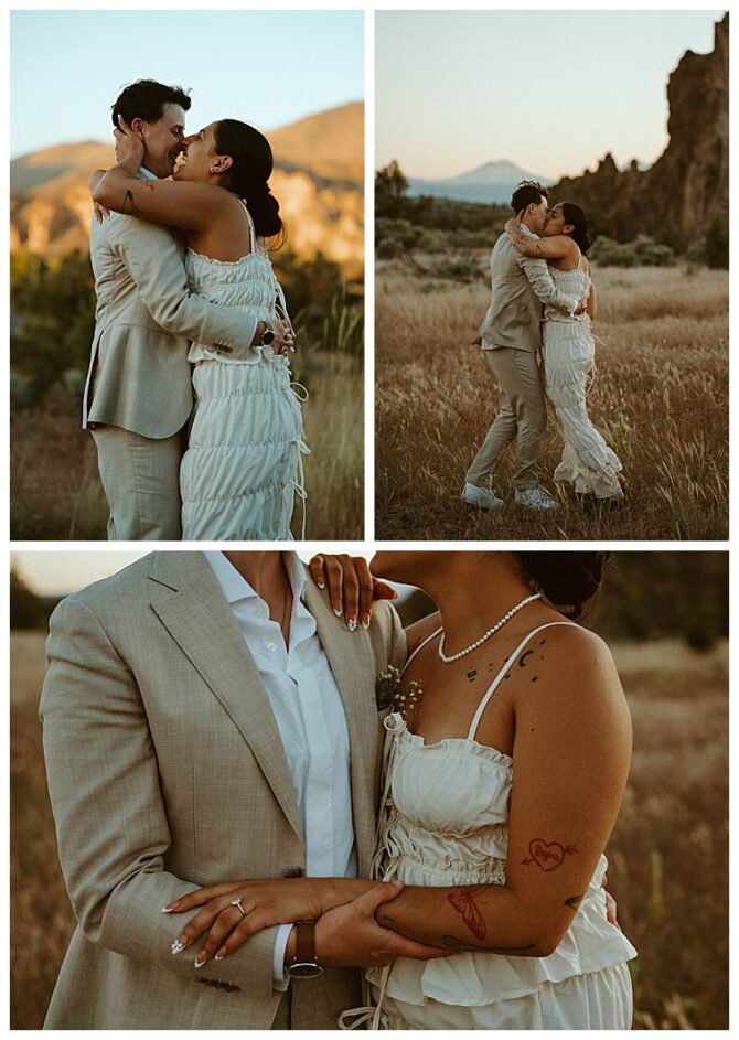 Sparks Lake Oregon Lesbian Wedding
