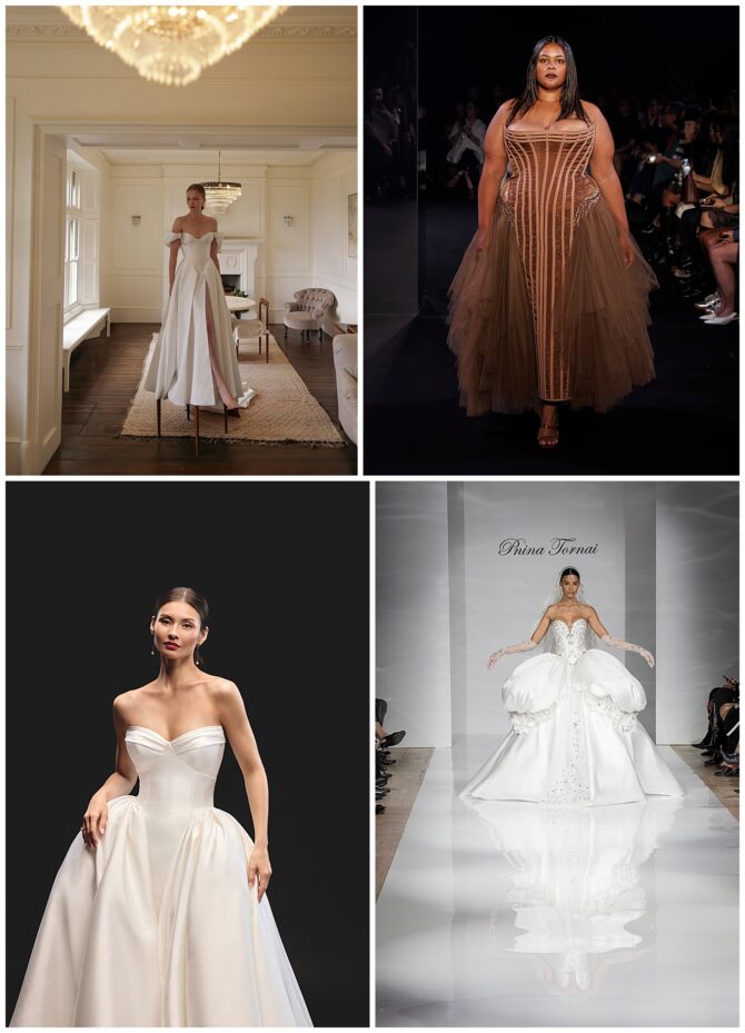 Wedding Fashion Trends Basque Waistlines