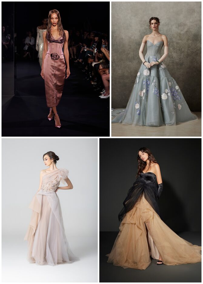 Wedding Fashion Trends Vintage Colors