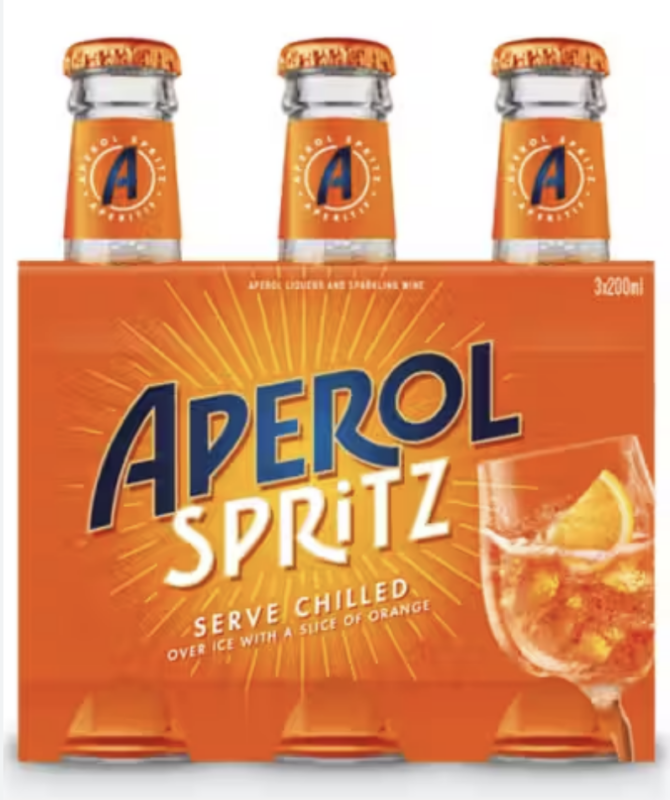 Aperol Spritz Ready to Serve