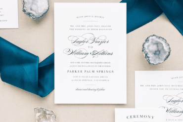 Black Tie Wedding Invitations