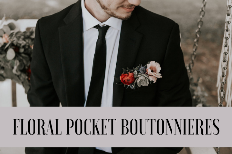 floral pocket boutonniere