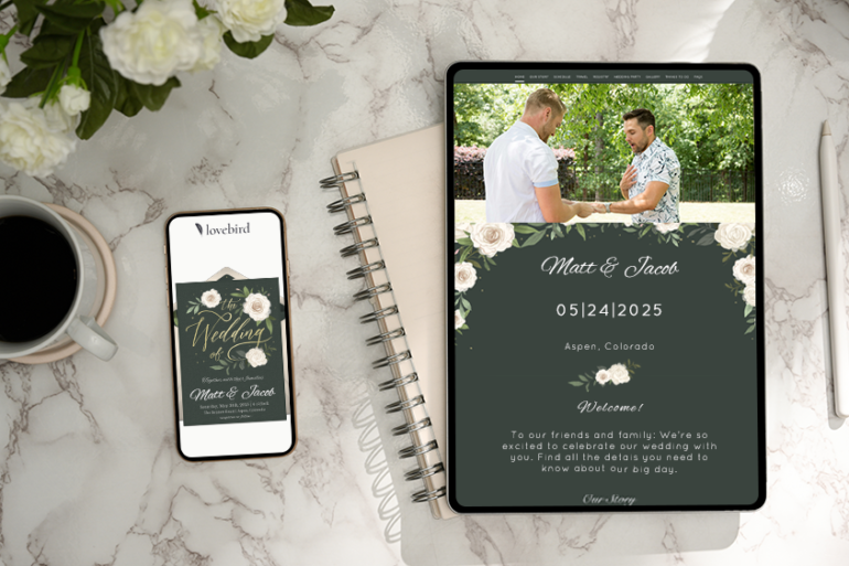 Lovebird Wedding Website
