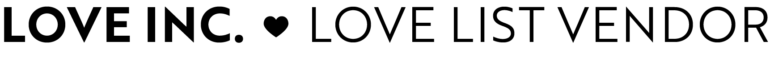Love Inc. Love List Vendor logo