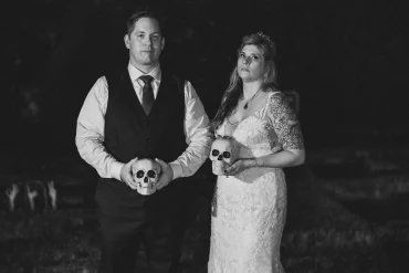 Spooky Halloween Wedding with Eerie Details