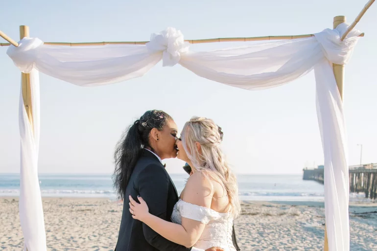 Steampunk Wedding with Beach Ceremony and Brewery Reception